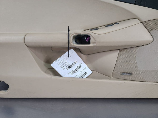 2007-11 C6 Corvette Left Driver Side Tan / Black Door Trim Panel, LH - OEM16