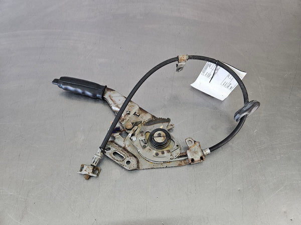 1997-04 C5 Corvette Emergency Parking Brake Handle Assembly Bare w/ Cable - OEM2