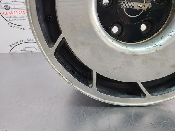1984-85 C4 Corvette Factory 16 x 9.5 Rear Wheel, Left LH Driver Side, #140855413
