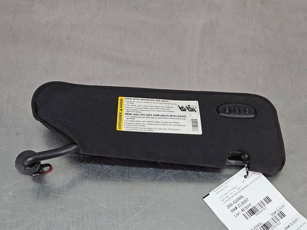 2005-13 C6 Corvette Sun Visor w/ Garage Door Opener, Left Driver Side LH - OEM5