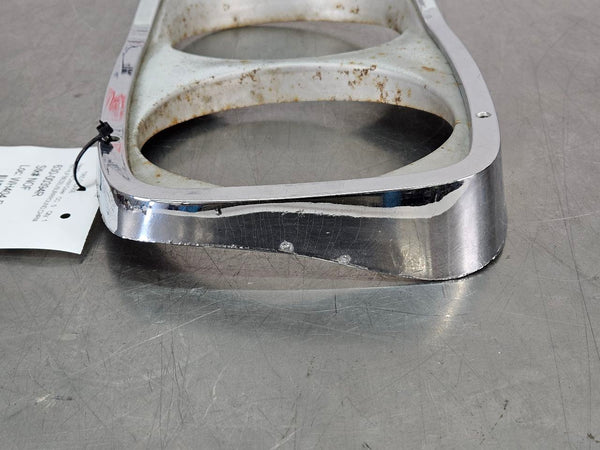 1965 Ford Galaxie Headlight Lamp Surround Bezel Trim, Chrome, Right Passenger RH4