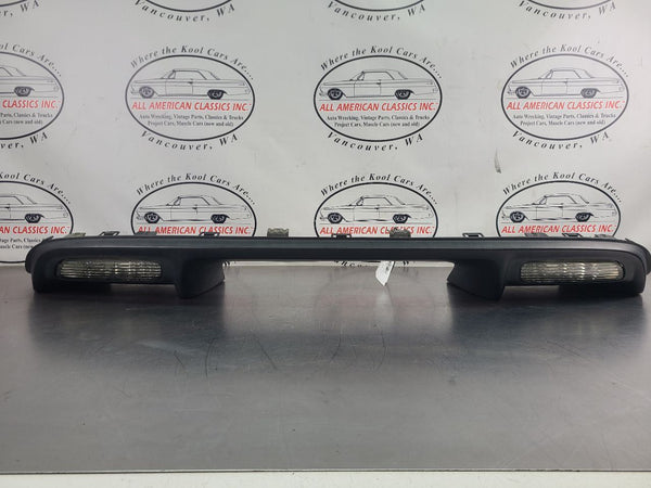 2005-13 C6 Corvette Rear Bumper Lower Valance Assembly w/ Lamps - OEM0