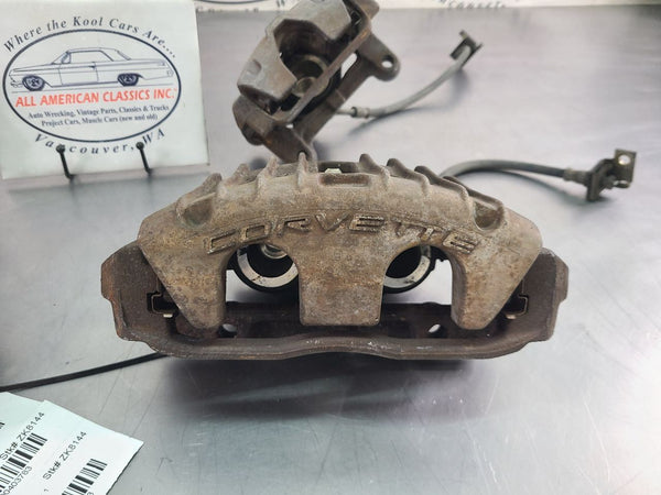 1997-04 C5 Corvette Base Brake Caliper Complete Set w/ Brackets - OEM2