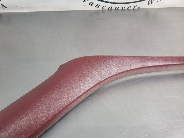 1988-94 GMC Chevy Truck Interior Headliner / Windshield A-Pillar Trim Panel, Red9