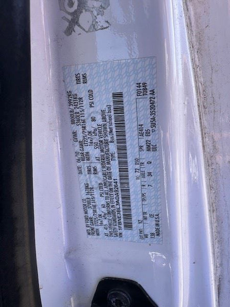 2009-10 Ford E150 E250 E350 Van ECM Engine Control Module, AC2A-12A650-CC8