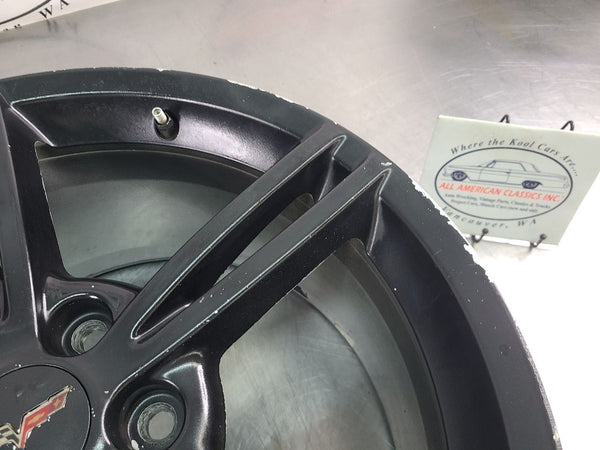 2008-10 C6 Corvette 5 Double Spoke Factory Wheel QG6, Rear, 19x10, OEM5