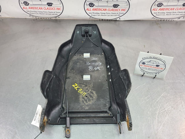 2005-13 C6 Corvette Drivers Side Seat Fiberglass Back Panel Assembly - OEM0