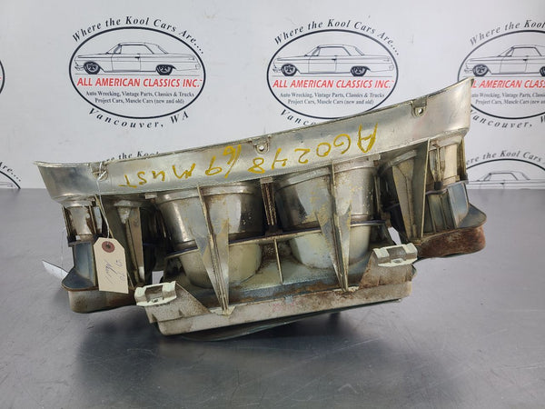 1969-70 Mustang Mach 1 Instrument Cluster w/ Bezel, FOR PARTS / REPAIR - OEM15