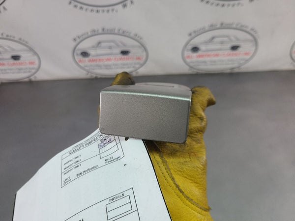 2005 C6 Corvette Center Console 'Tombstone' Filler Panel Insert Trim, Silver6