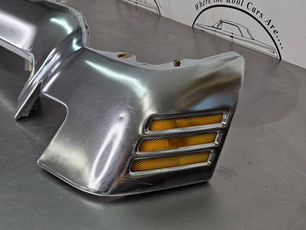 1970 Impala, Caprice Front Valance Lower Bumper Trim Panel, Chrome, OEM GM 9