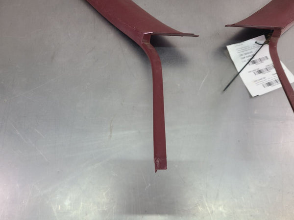 1988-94 GMC Chevy Truck Interior Headliner / Windshield A-Pillar Trim Panel, Red1