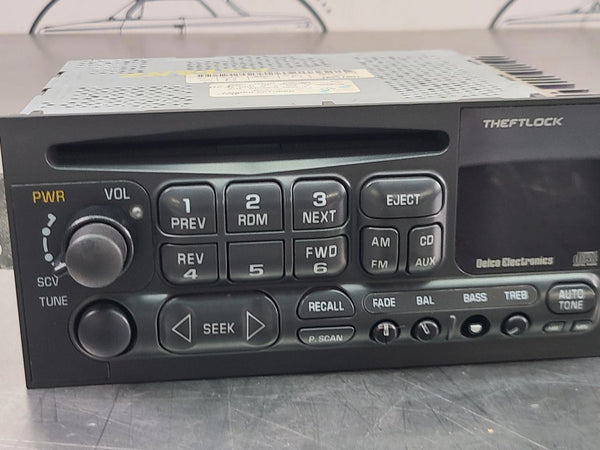 1997-99 C5 Corvette AM / FM Radio Headunit Assembly, #16257601 - OEM GM3