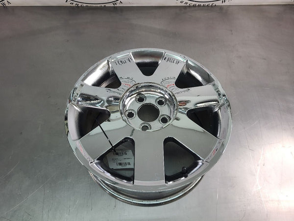 2002-03 Ford Thunderbird Aluminum Chrome 7 Spoke Wheel, Factory, 17x7.5 - OEM0