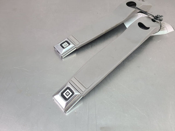 1994-96 Impala SS Front Passenger, Driver Gray Seat Belt Buckle Pair, Left Right4