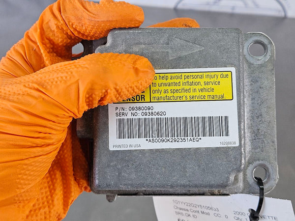 2000-04 C5 Corvette SRS Control Module, GM P/N #09380090 - OEM1