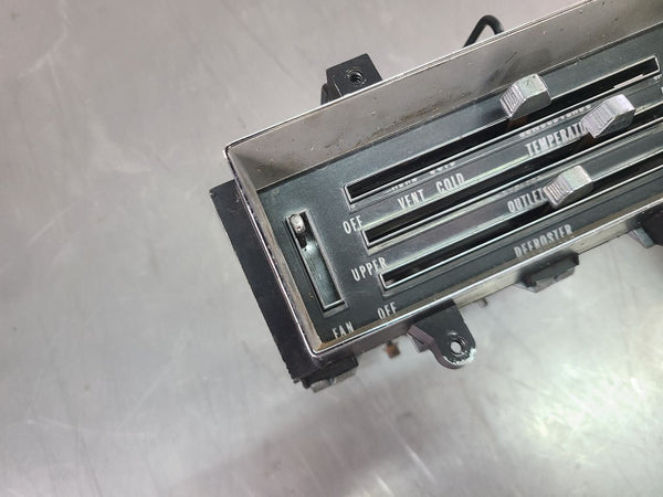 1967 Chevrolet Impala Dash Temperature Heater Control w/ Fan Control - OEM7