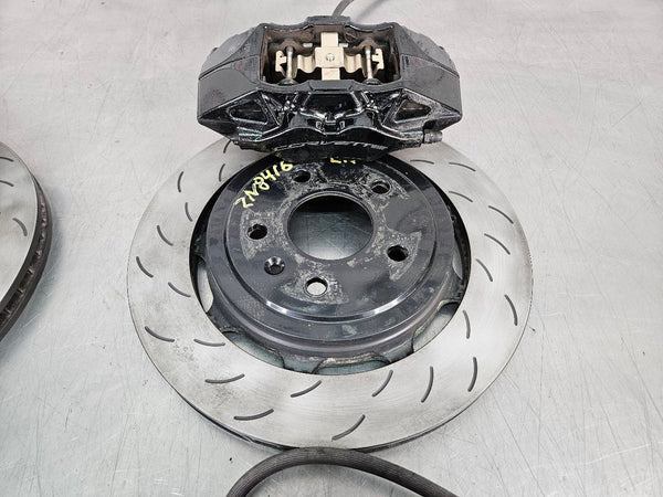 2014-19 C7 Corvette Z51 Complete Brake Caliper Set w/ Rotors, Front and Rear 6