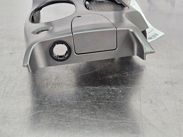 2005-13 C6 Corvette Center Console Dash Radio Trim Surround Bezel, Silver - OEM11