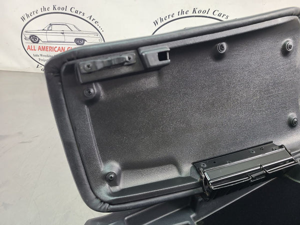 2000-04 C5 Corvette Center Console Complete Assembly, Base w/ Lid, Black - OEM15