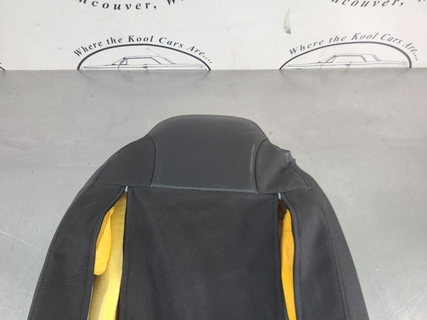 2004-05 Cadillac XLR Upper Seat Covers w/ Cushions, Black, Left Driver Side9