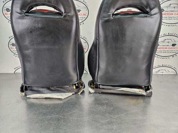 1997-04 C5 Corvette Sport Seat Pair, Black and Red, Right / Left - OEM18