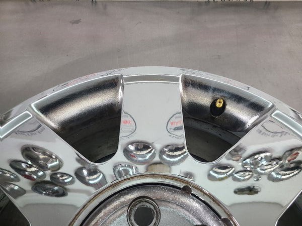 2002-03 Ford Thunderbird Aluminum Chrome 7 Spoke Wheel, Factory, 17x7.5 - OEM3