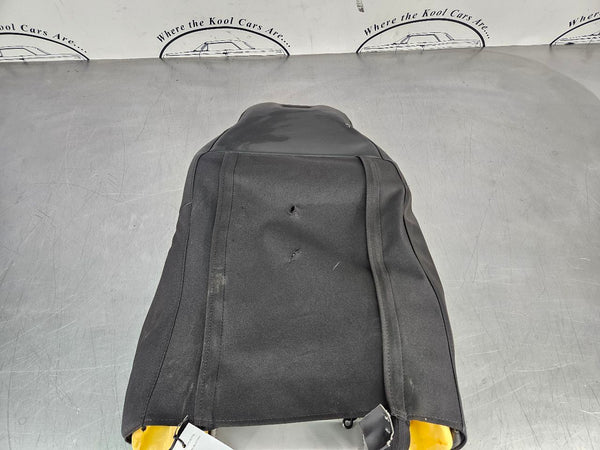 2005-06 C6 Corvette Upper Seat Back Cushion / Cover, Black / Gray, Right Side 12