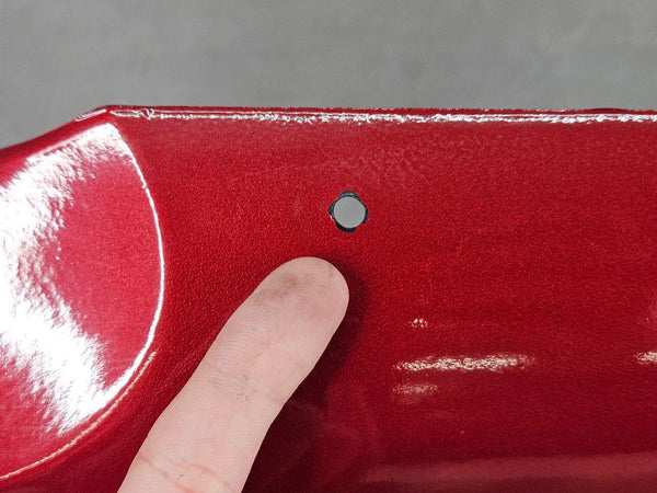 1997-04 C5 Corvette Upper Radiator Shroud Cover Panel, Painted Red - OEM5