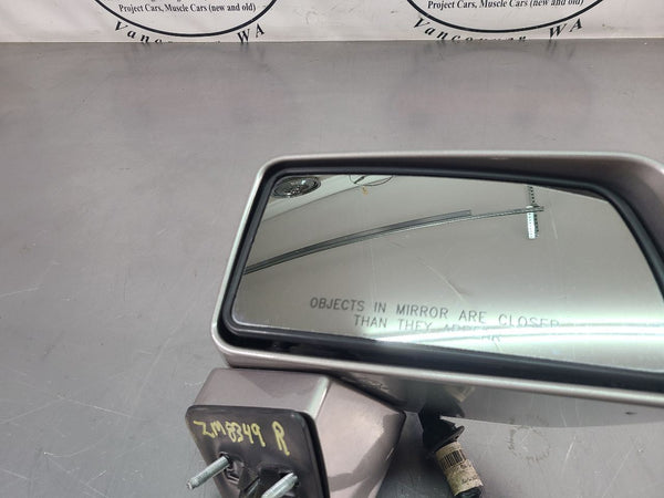 2004-07 Cadillac XLR Passenger Right Side View Mirror Assembly, Pewter, RH - OEM1
