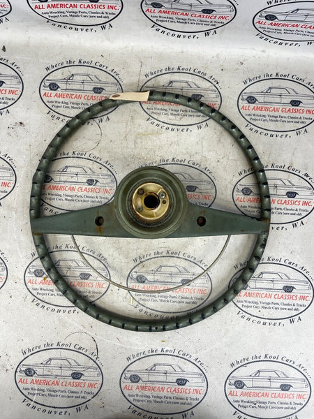 1963 Bel Air Steering Wheel With Horn Button - OEM