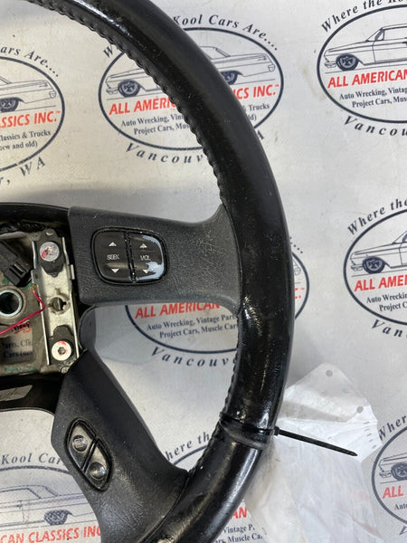 2003-06 Chevrolet Tahoe Leather Steering Wheel - Black - OEM