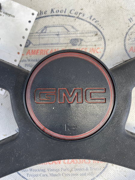 1991 GMC Suburban 2500 Steering Wheel - Black, Leather - OEM